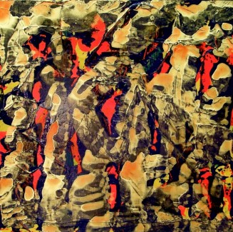 Blue Air Wrapping Red Sounds II<br>12 X 12